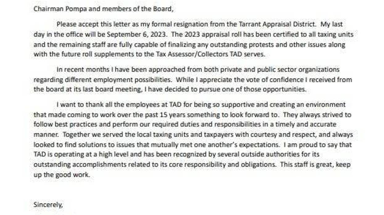 PDF of resignation letter