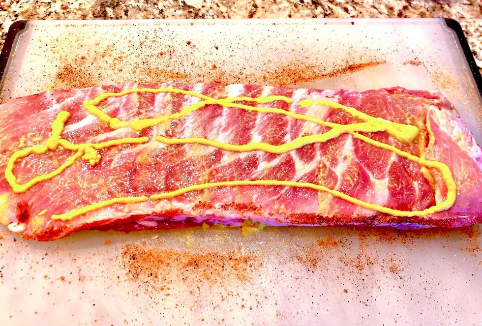 Peanut Butter Whiskey Smoked Ribs