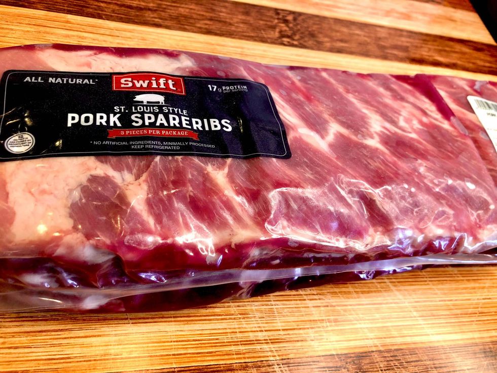 Peanut Butter Whiskey Smoked Ribs