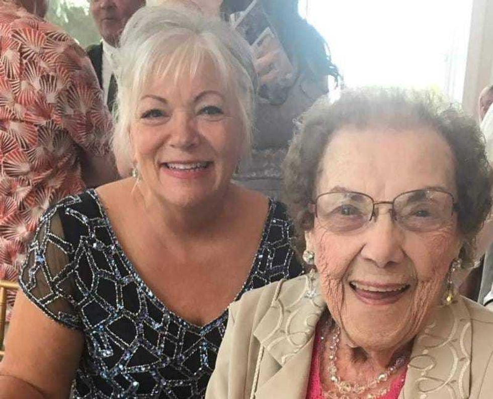 Peggy McEvilly-Reed (left) will appear on a Wheel of Fortune