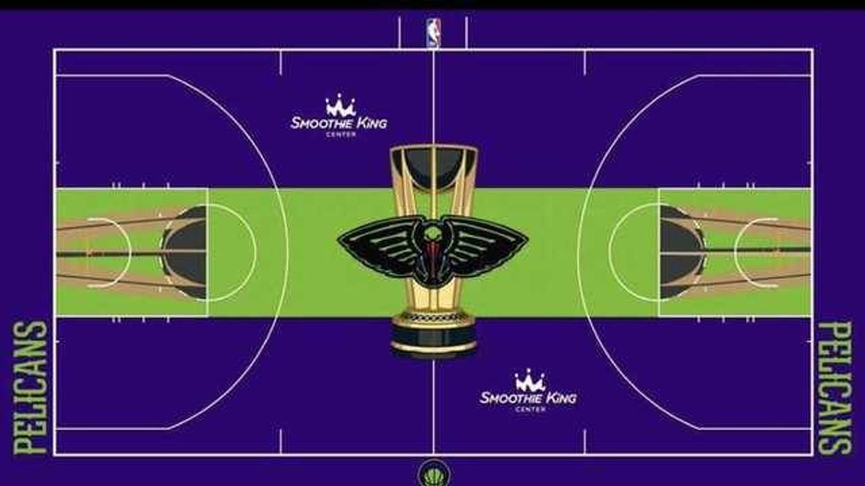 Pelicans alternate court design