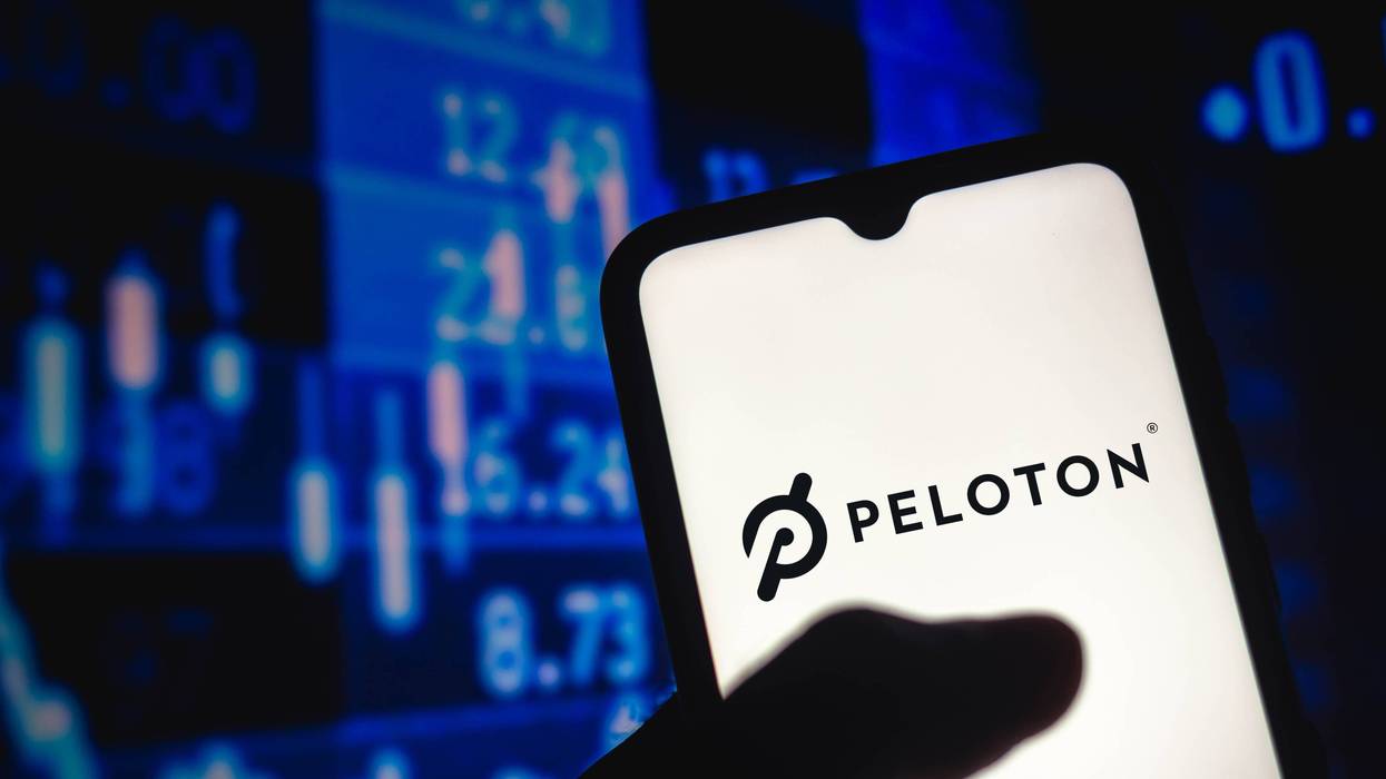 Peloton app on phone