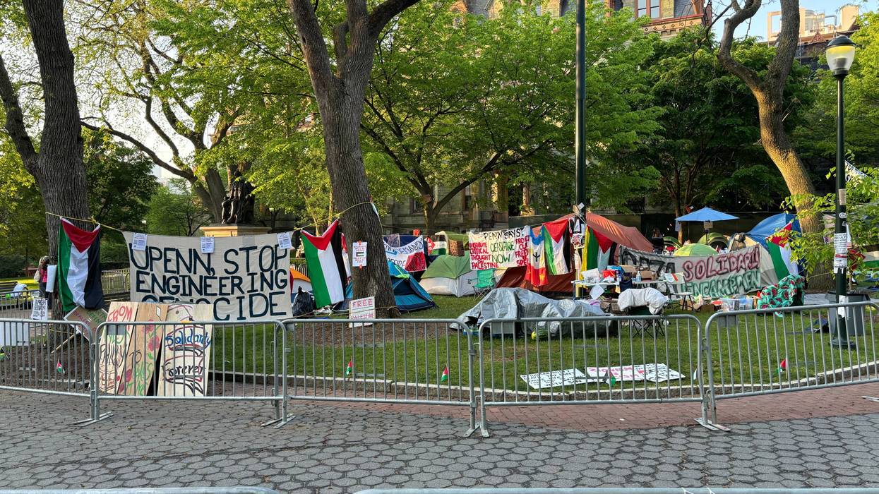 Penn encampment protest