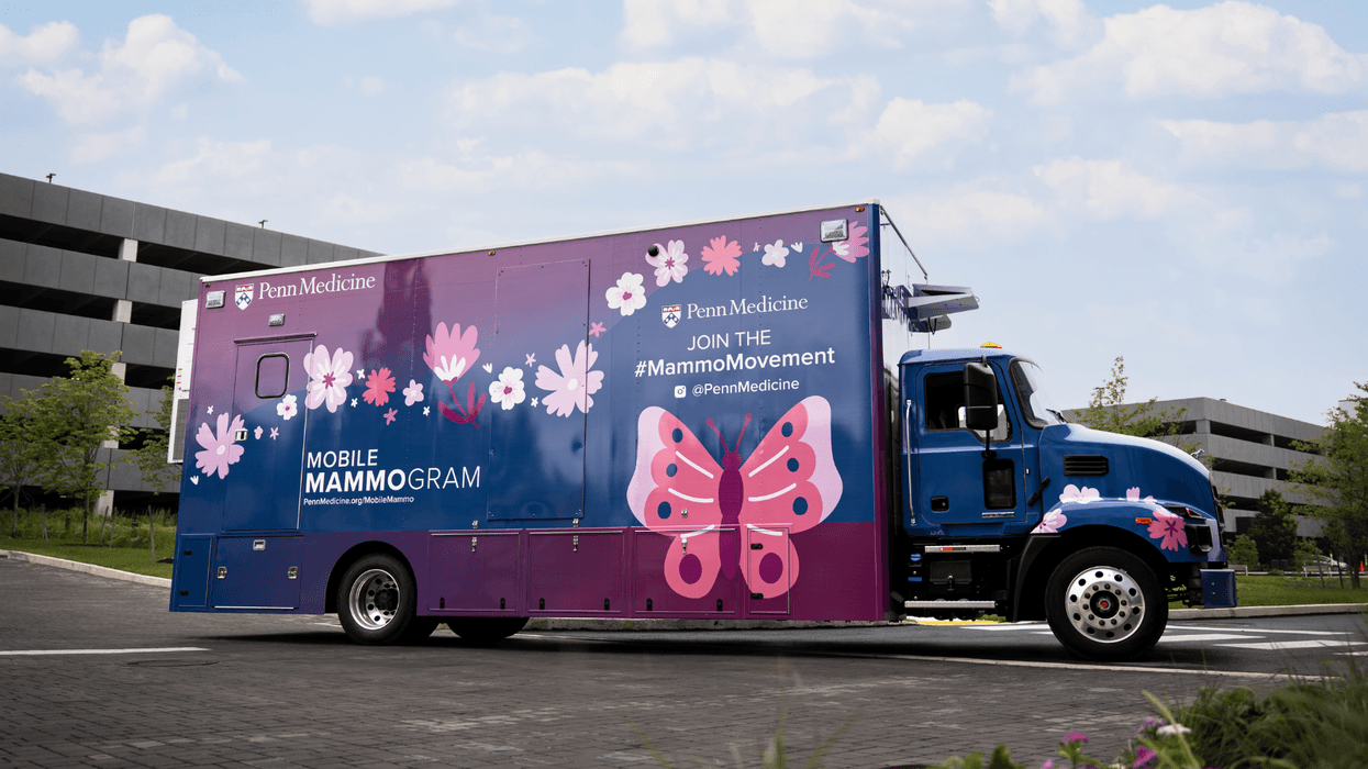 Penn Medicine's new mobile mammogram van.