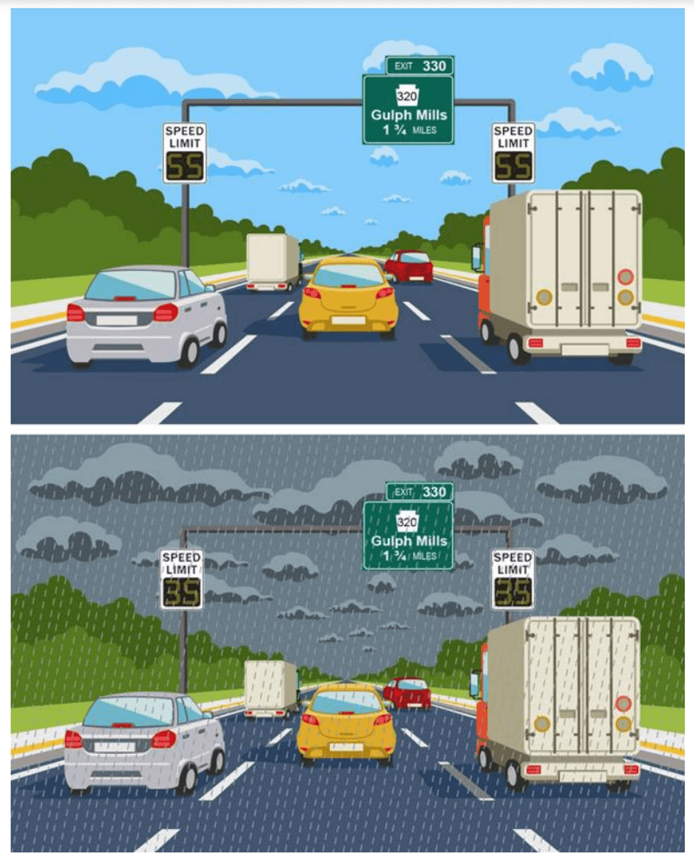 PennDOT activates network of speed warning signs on Schuylkill Expressway