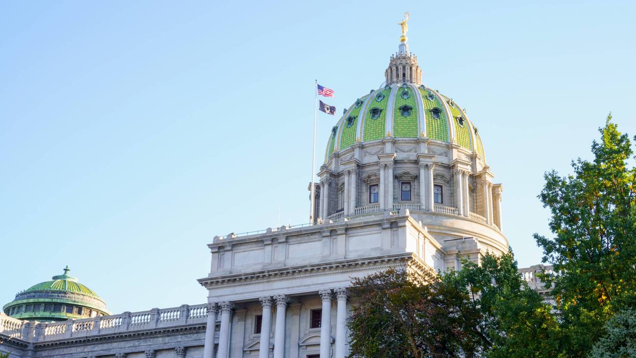 Pennsylvania Capitol building in Harrisburg.