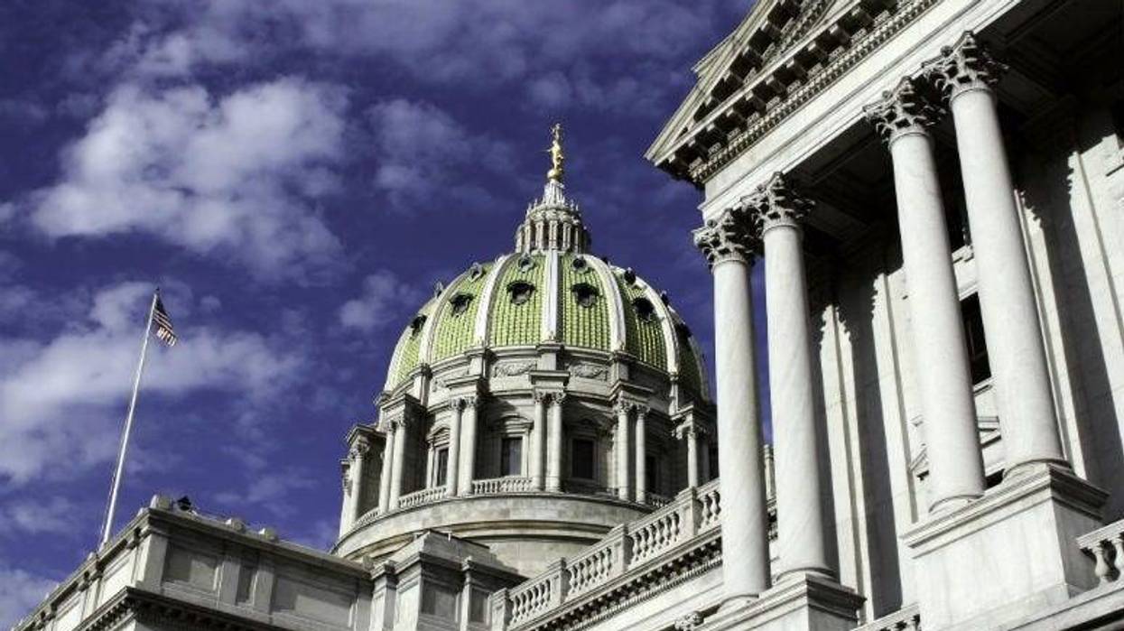 Pennsylvania capitol building in Harrisburg