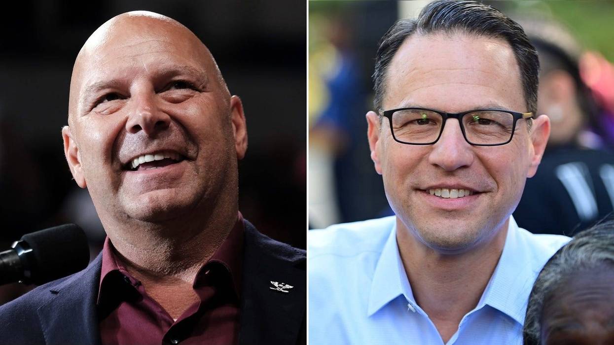 Pennsylvania gubernatorial candidates Doug Mastriano, Josh Shapiro.