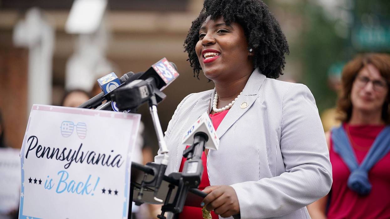 Pennsylvania House Democratic Leader Joanna McClinton says she has a claim to chamber speakership because her party won more seats in this year's midterm elections.