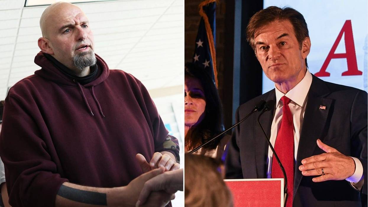 Pennsylvania Lt. Gov. and Democratic Senate candidate John Fetterman, Pennsylvania GOP Senate candidate Dr. Mehmet Oz.