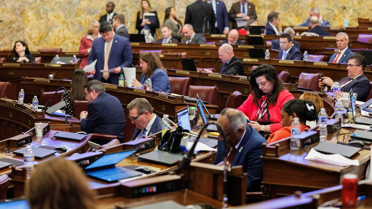 Pennsylvania state representatives held a voting session on Wednesday, April 10, 2024, in the state Capitol in Harrisburg, Pennsylvania.