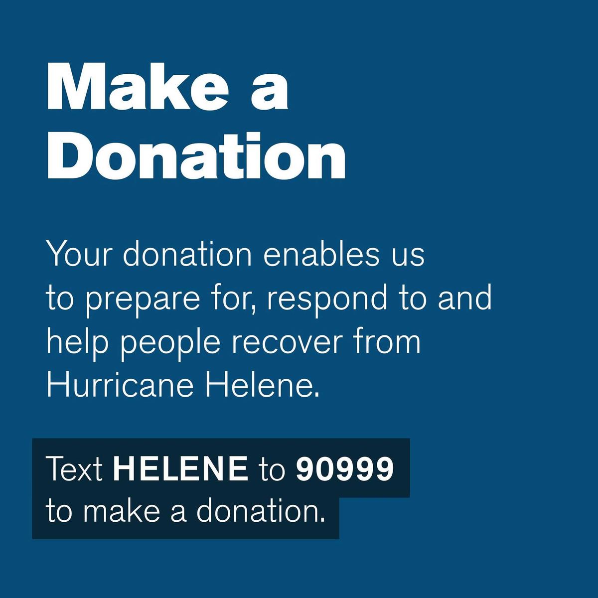 People affected by Hurricane Helene need help now
