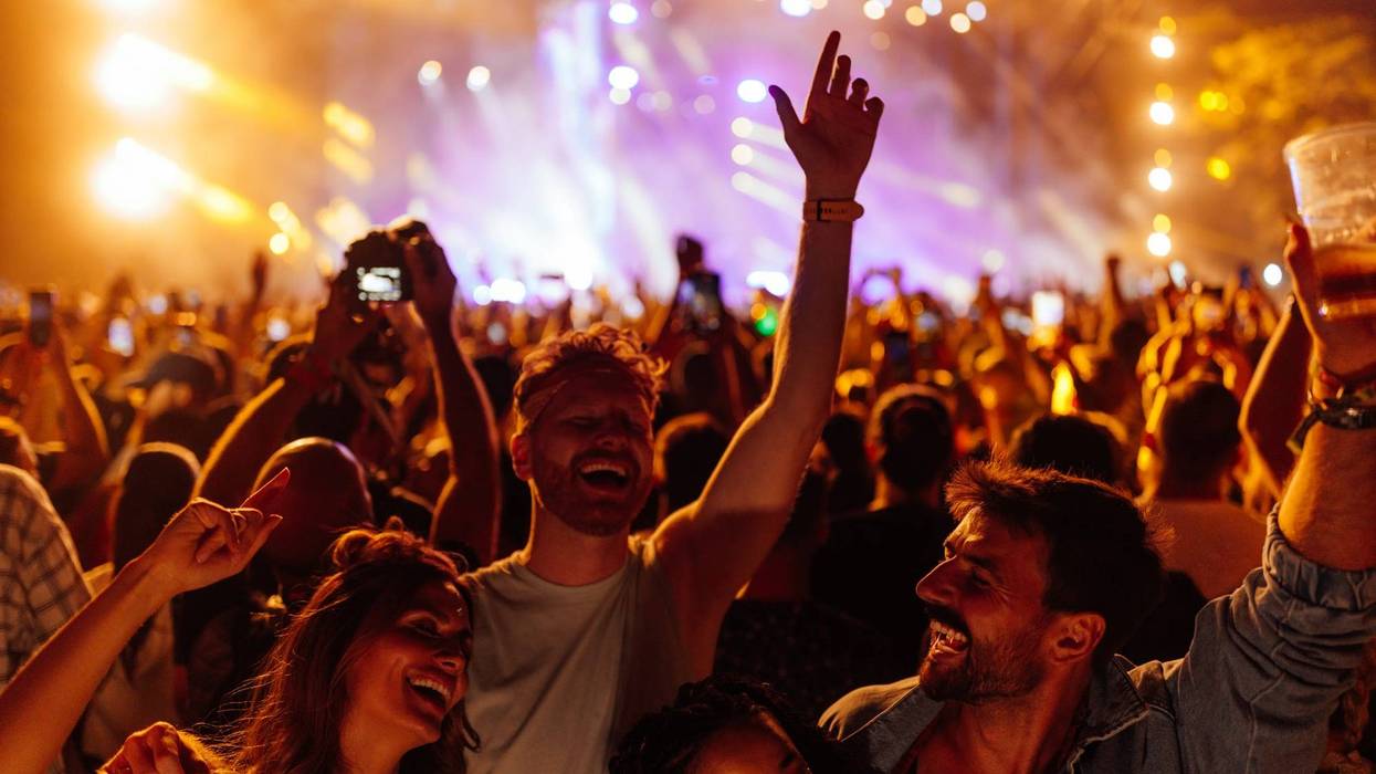 People at a concert