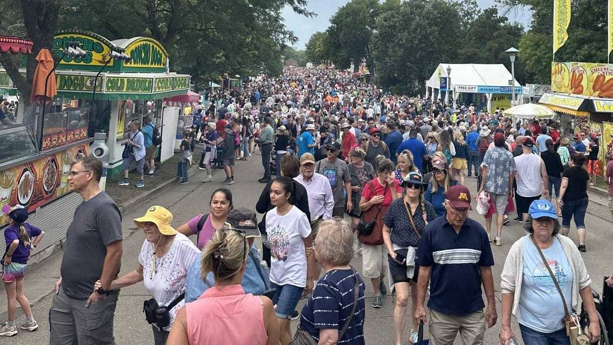 People came in droves for the first day of the Minnesota State Fair.