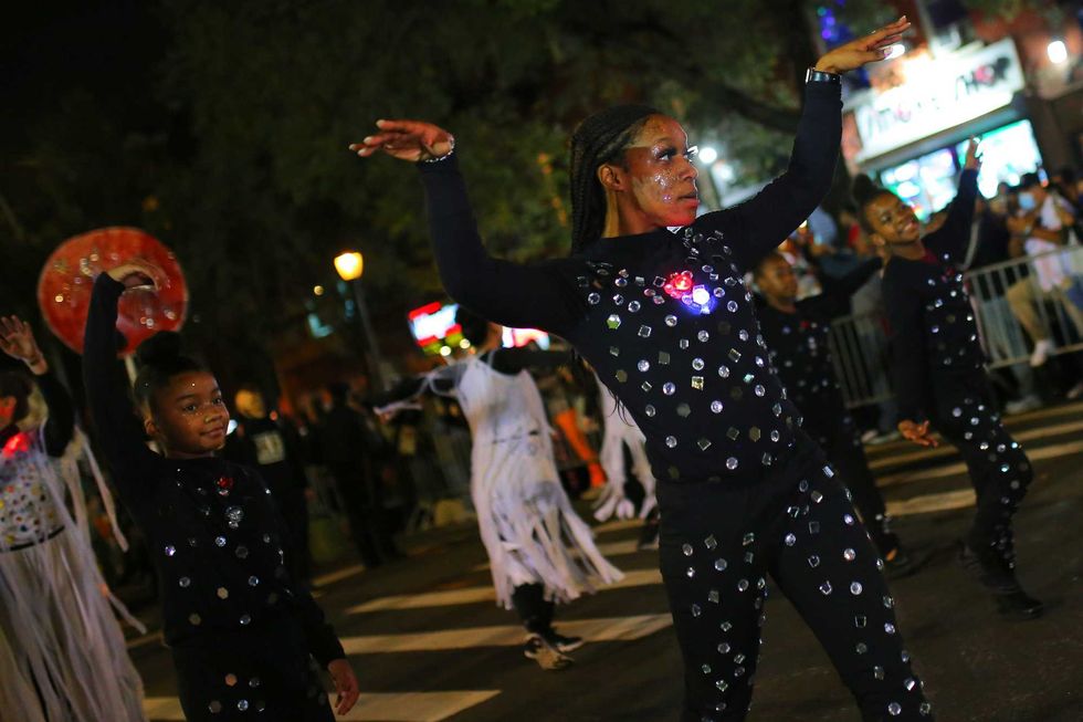 People participate in New York