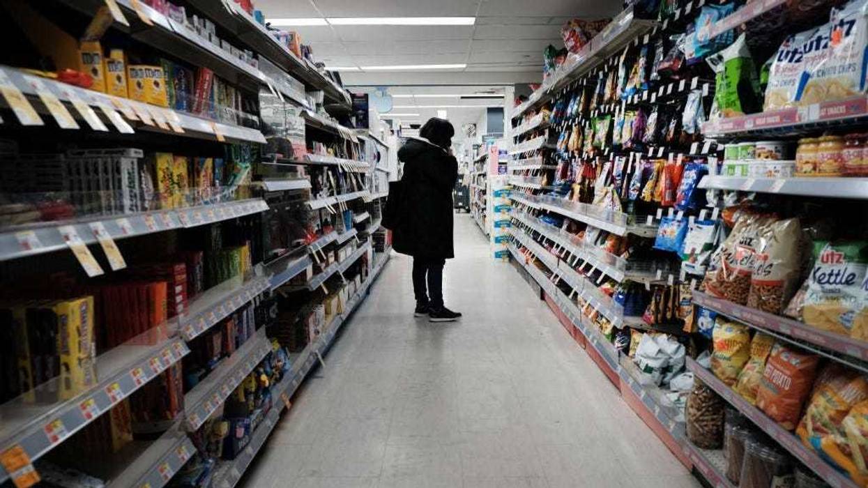 People shop in a store in Brooklyn on March 10, 2022 in New York City. The price of gas, food, cars and other items has hit a 40 year high as inflation continues to rise in America.
