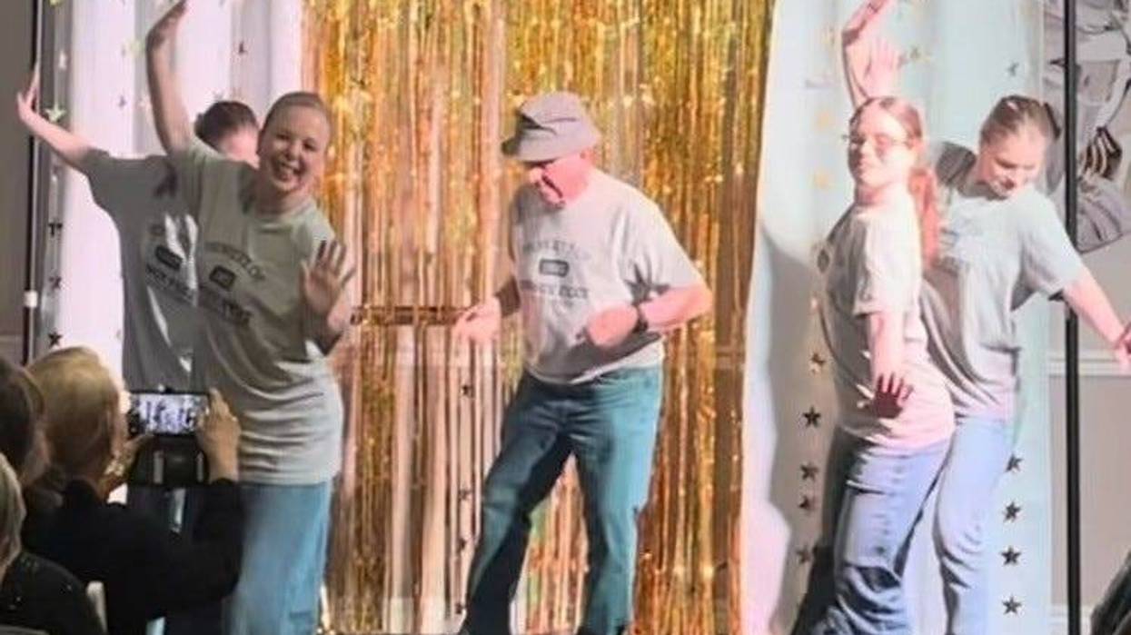 people tap dancing