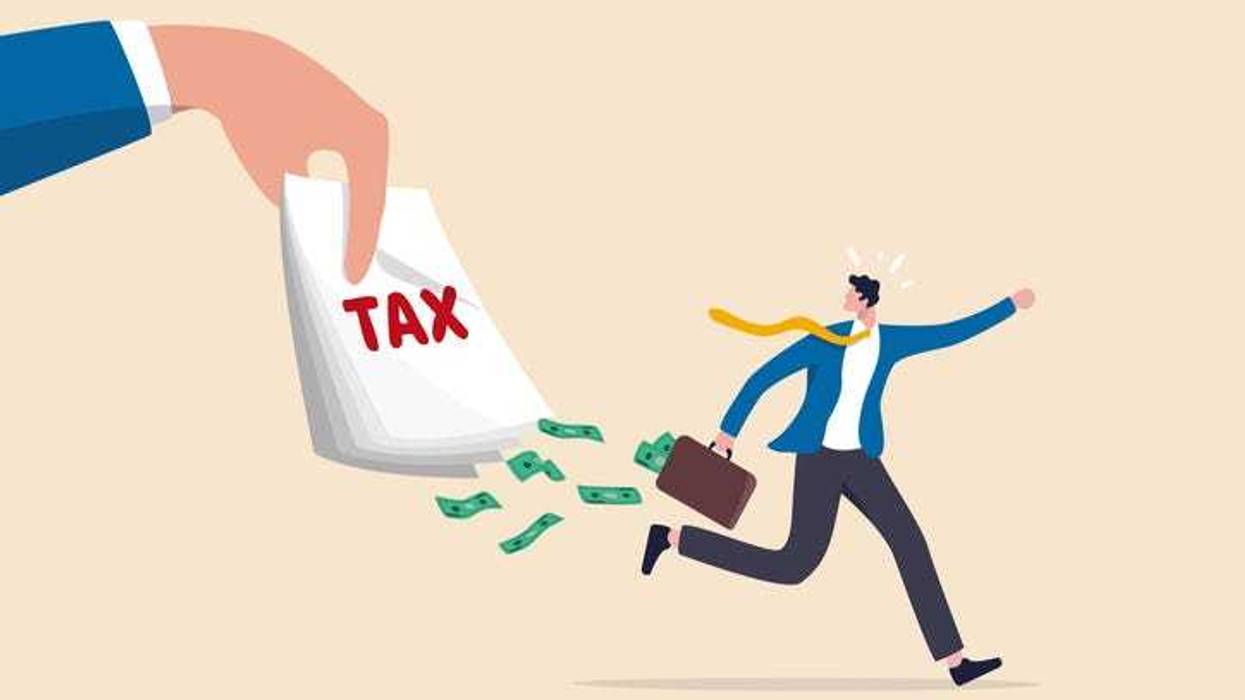 Person trying to escape their taxes.