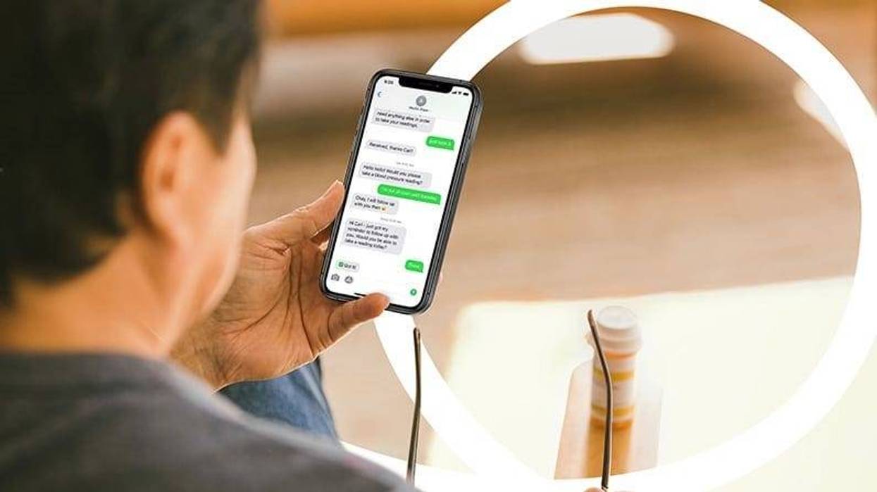 Person using Esper AI on their smartphone