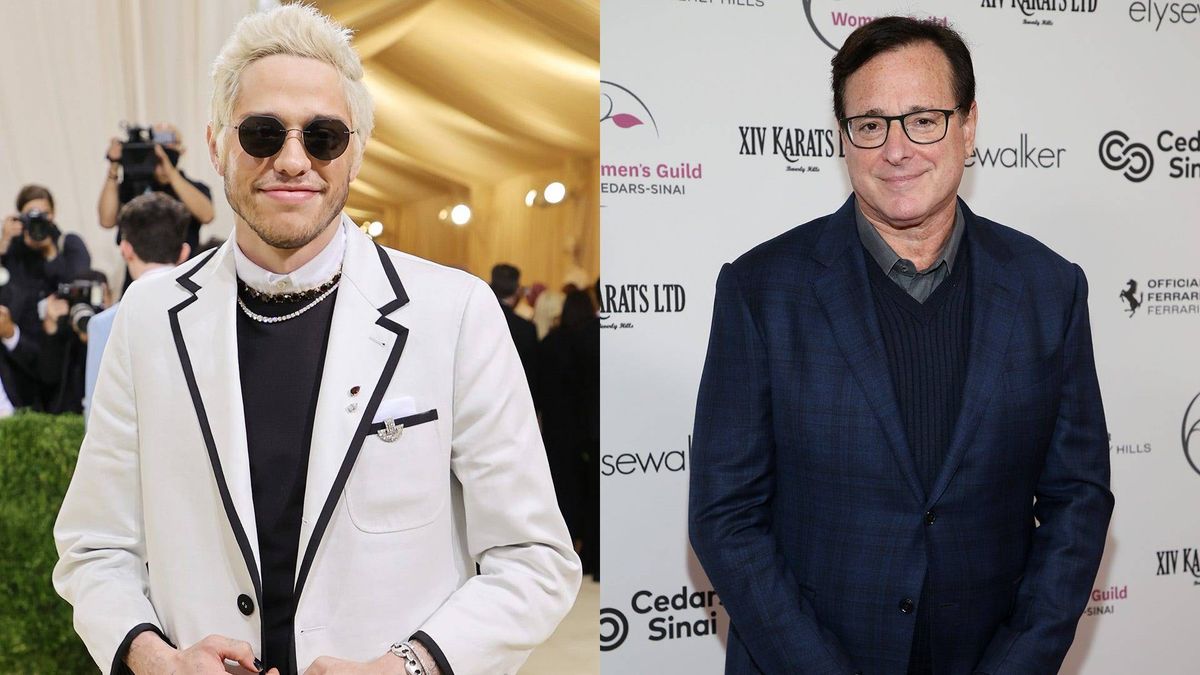 Pete Davidson and Bob Saget
