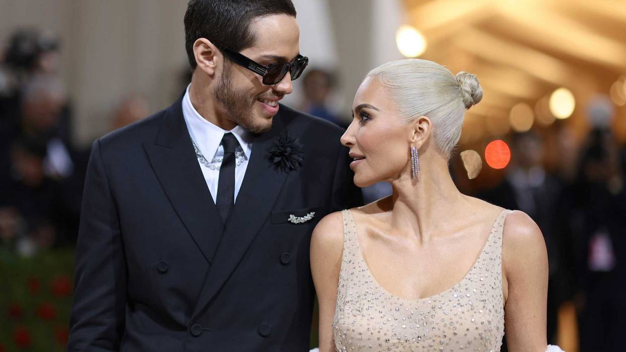 Pete Davidson and Kim Kardashian attend The 2022 Met Gala
