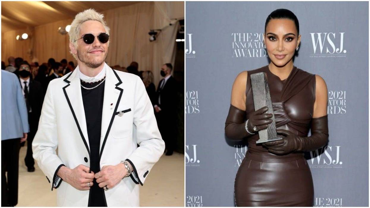 Pete Davidson and Kim Kardashian
