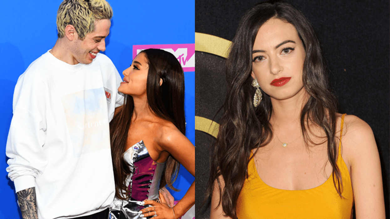 Pete Davidson & Ariana Grande and Cazzie David