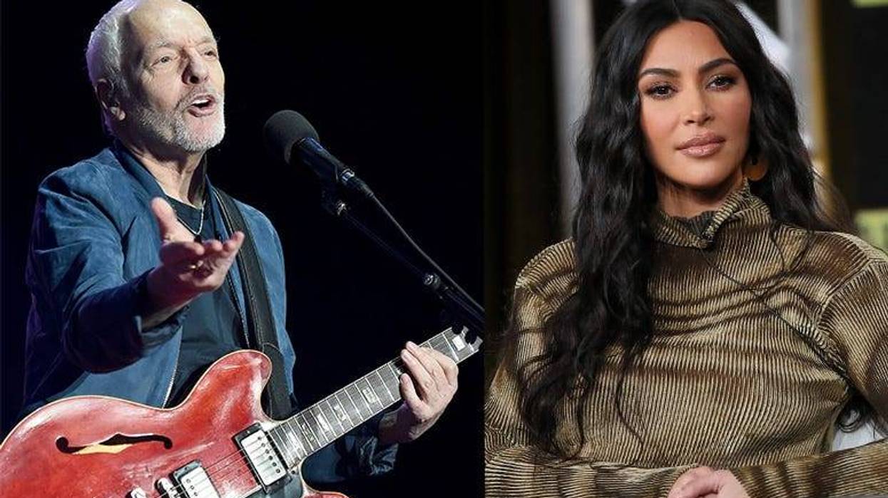 Peter Frampton and Kim Kardashian
