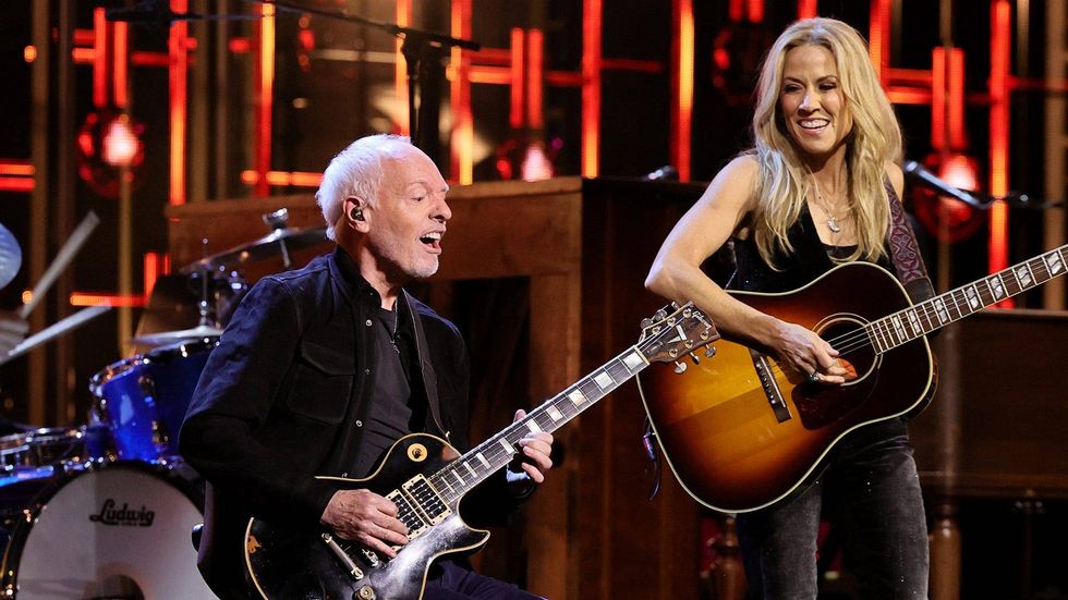 Peter Frampton and Sheryl Crow