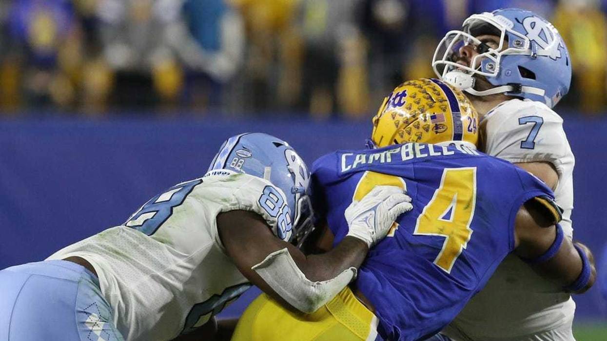 Phil Campbell crushing Sam Howell UNC