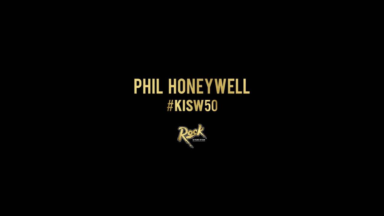 Phil Honeywell celebrates KISW