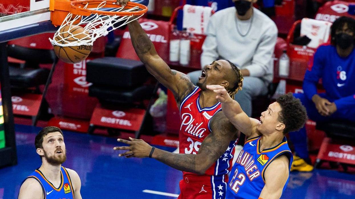Philadelphia 76ers center Dwight Howard