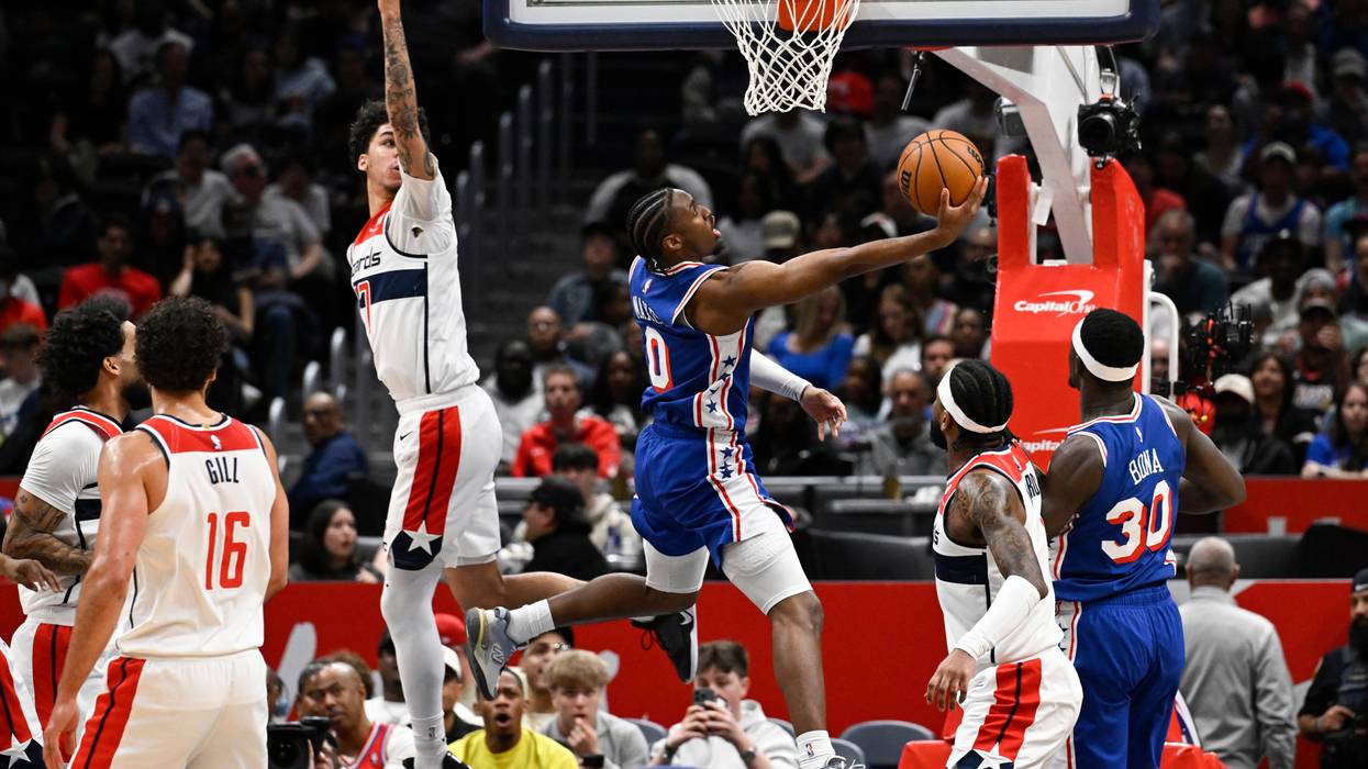 Paul George scores 39 points in the 76ers' 153-131 win over the Wizards