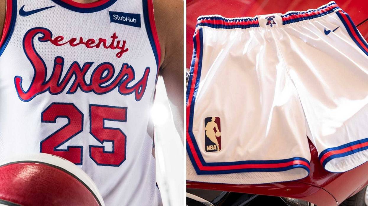 Philadelphia 76ers throwback uniforms