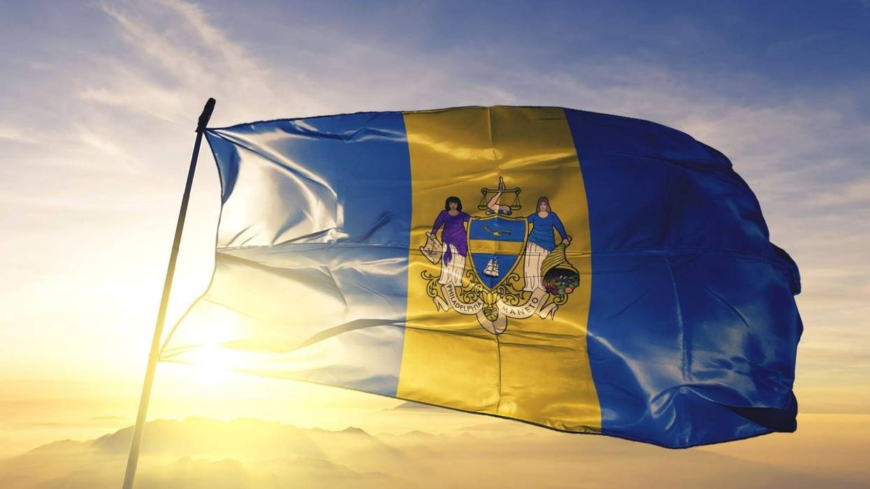 Philadelphia city flag.