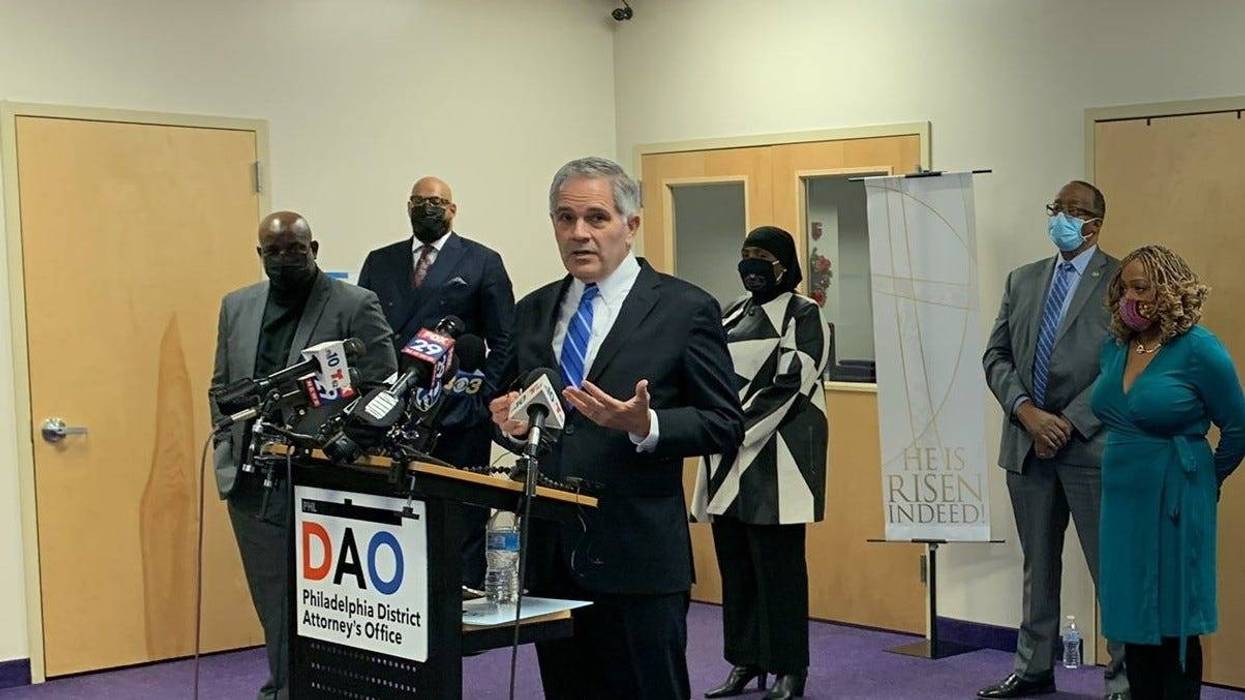 Philadelphia District Attorney Larry Krasner.