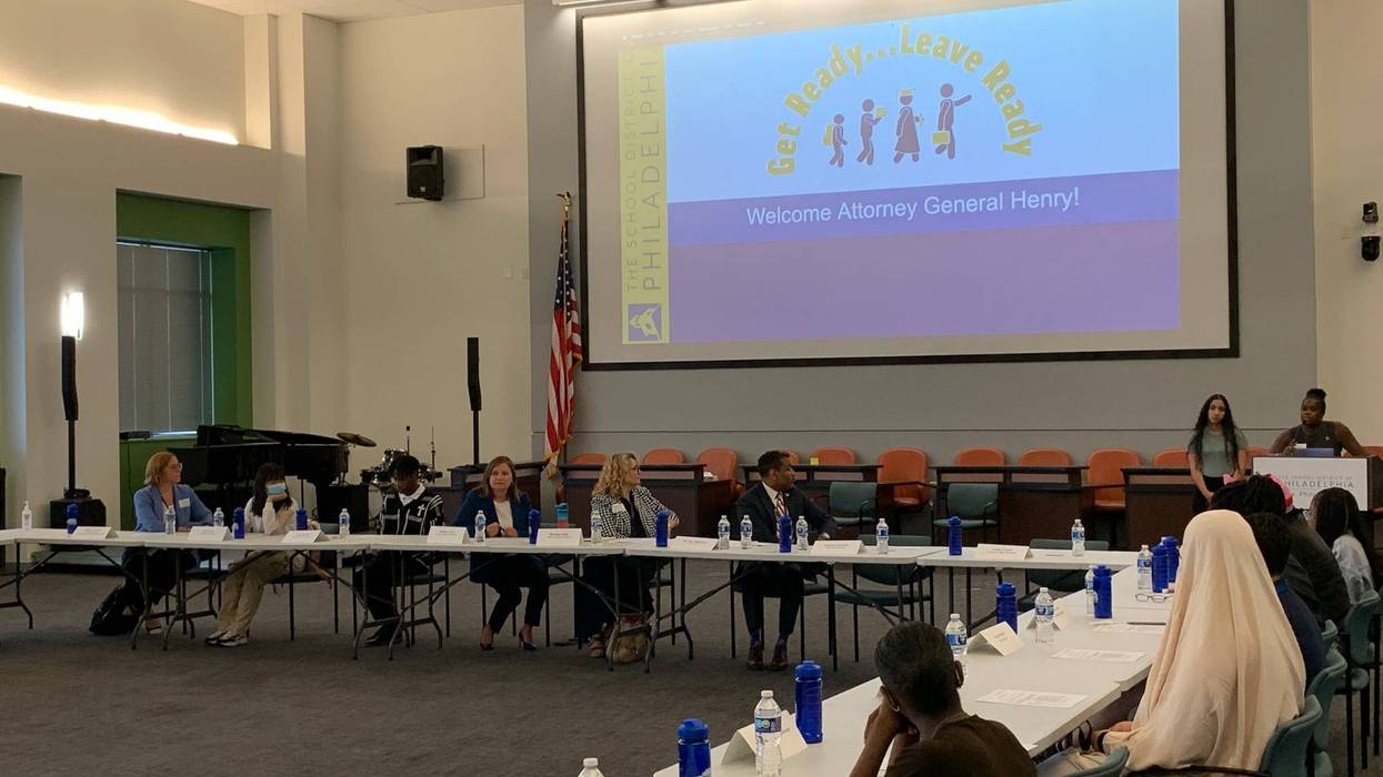Philadelphia high school students met with the state attorney general Friday