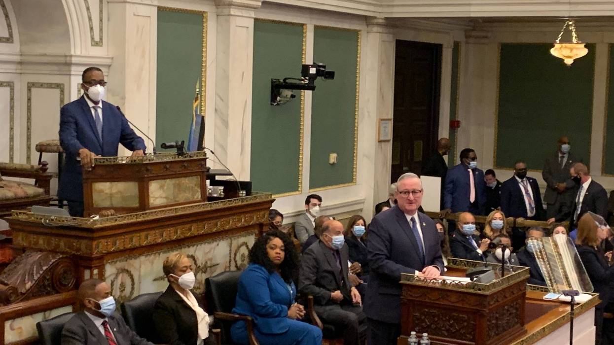 Philadelphia Mayor Jim Kenney.