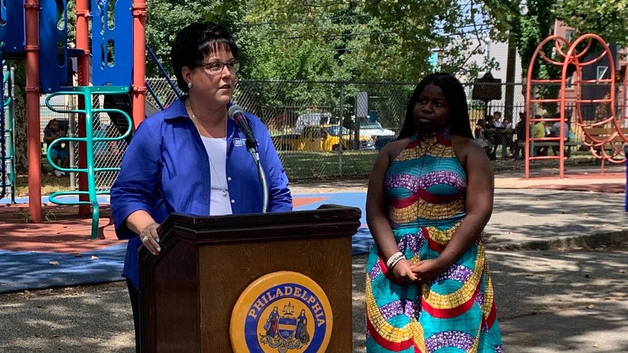 Philadelphia Parks and Recreation Commissioner Kathryn Ott Lovell, Serena Beatty.