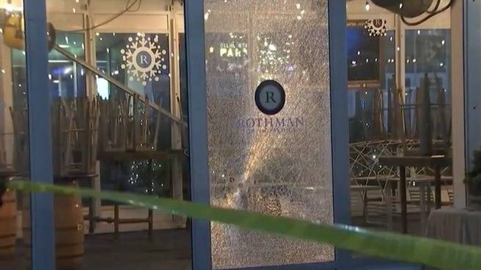 Philadelphia police are looking for man who shot at a security guard at Dilworth Park on Feb. 13, 2023.