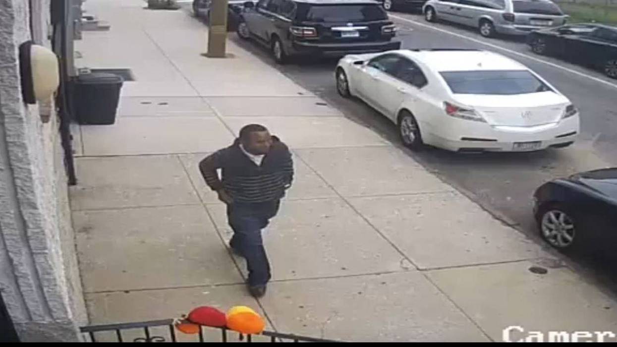 Philadelphia police are searching for a man who has been seen on video grabbing and attempting to abduct three women in North Philadelphia this past Sunday.