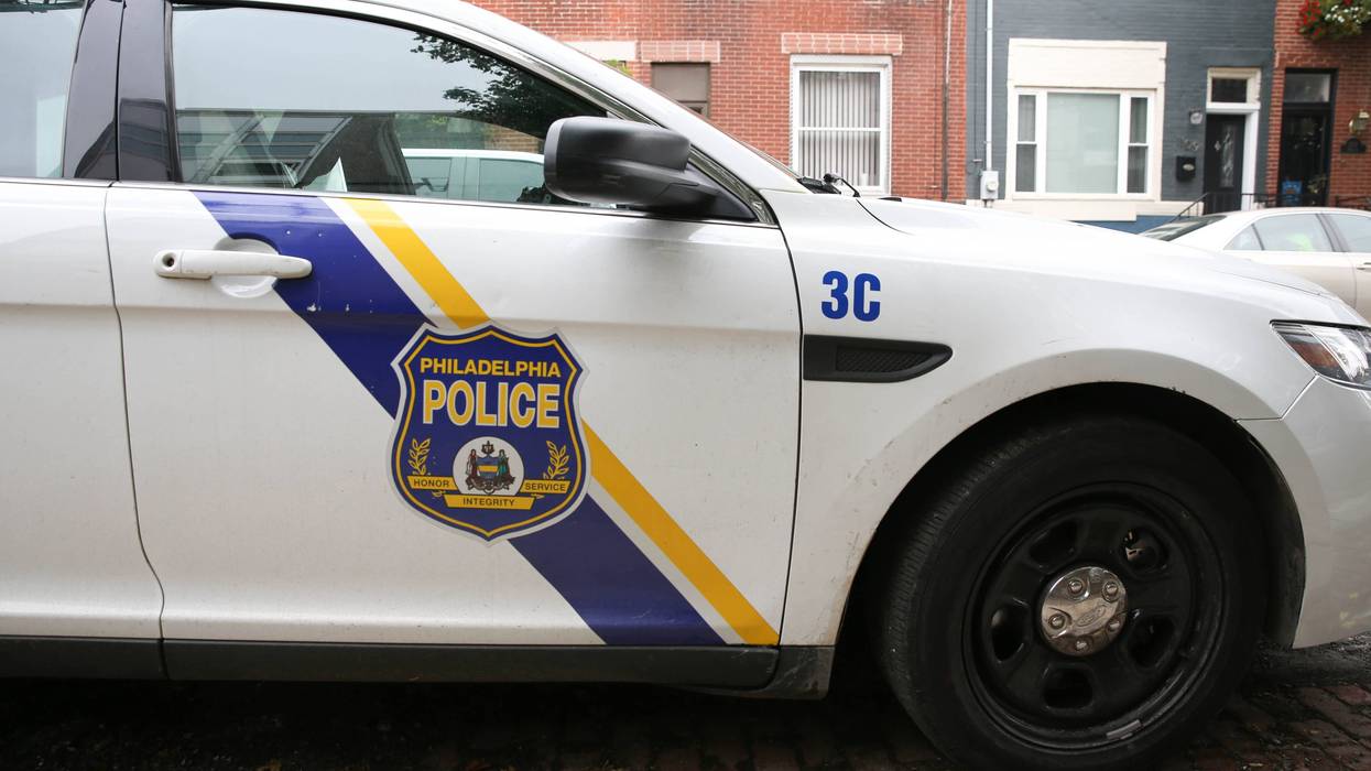 Philadelphia police vehicle