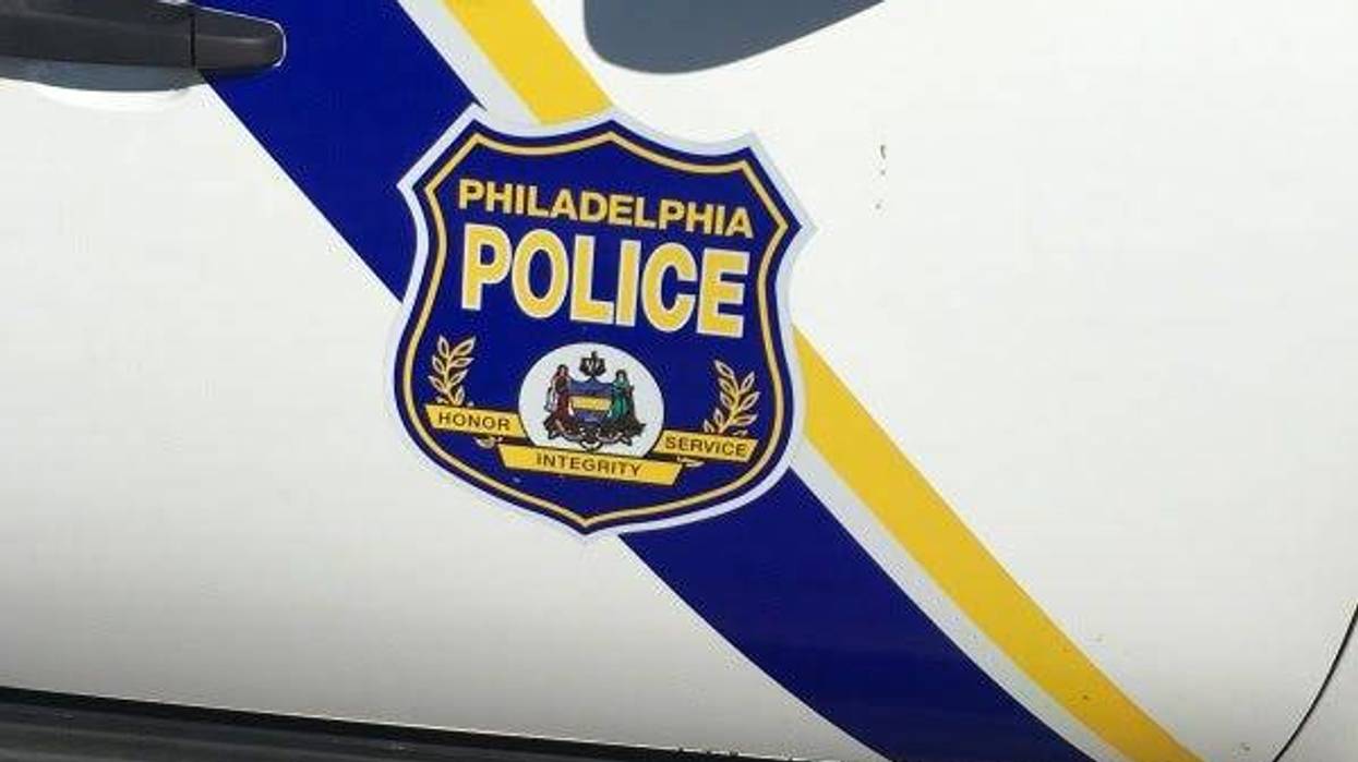 Philadelphia police vehicle.