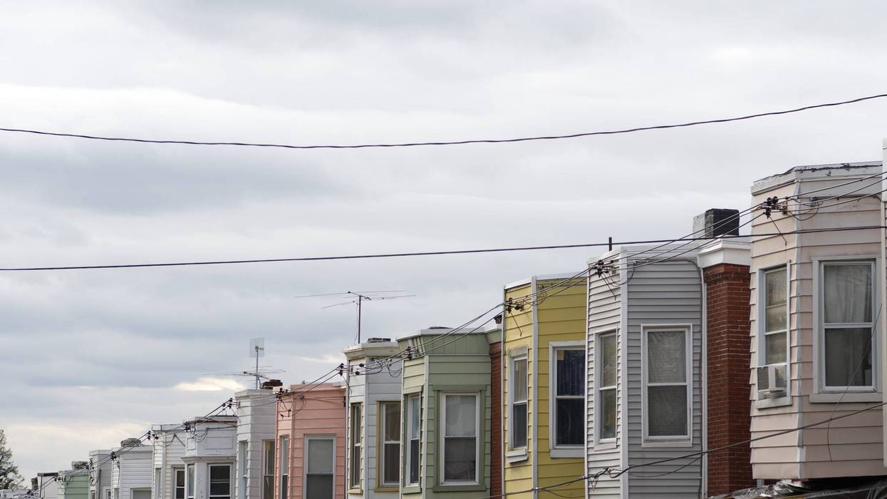 Philadelphia row homes