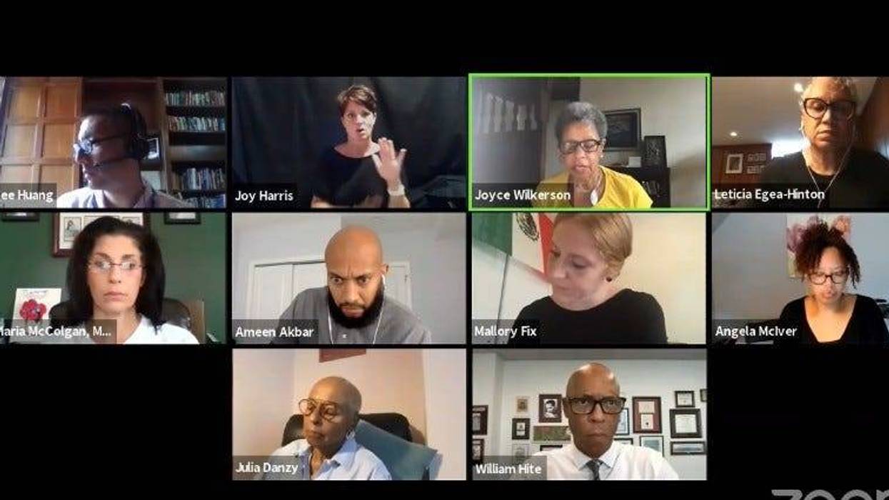 Philadelphia school board meeting