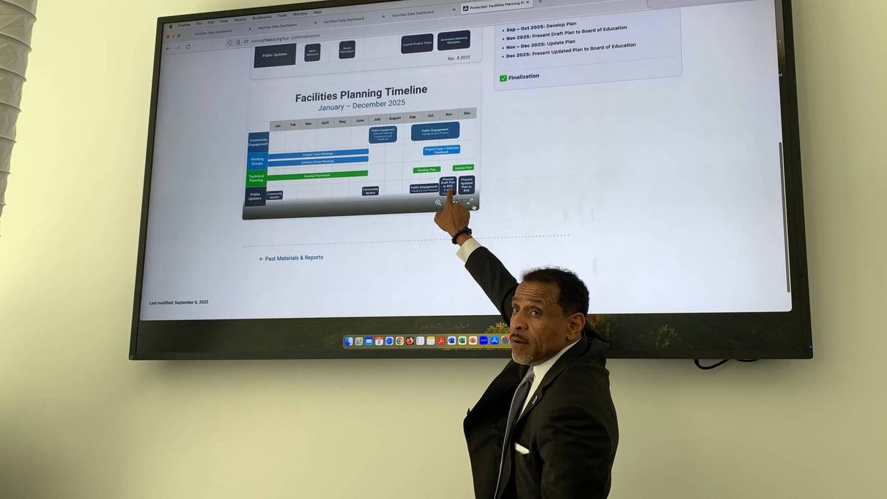 Philadelphia Schools Superintendent Dr. Tony Watlington Sr. describes the timeline for the district’s facilities planning process.