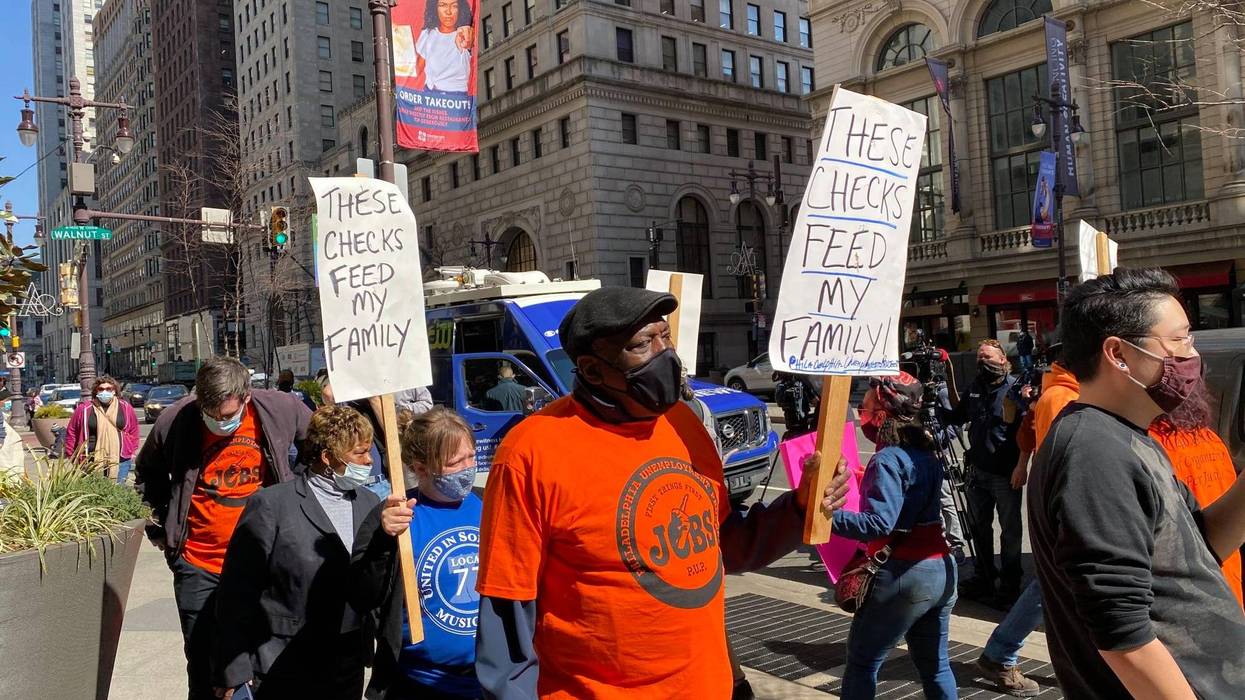 Philadelphia Unemployment Project protest