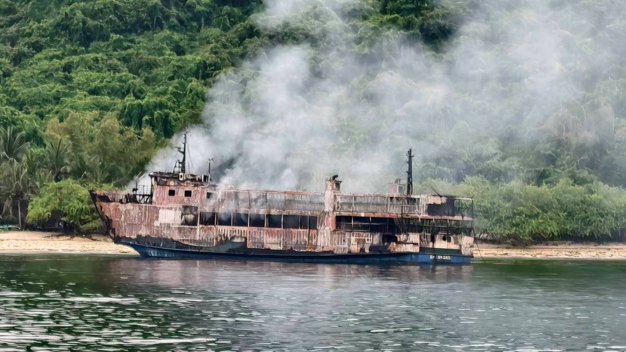 Philippines Ferry Fire 6