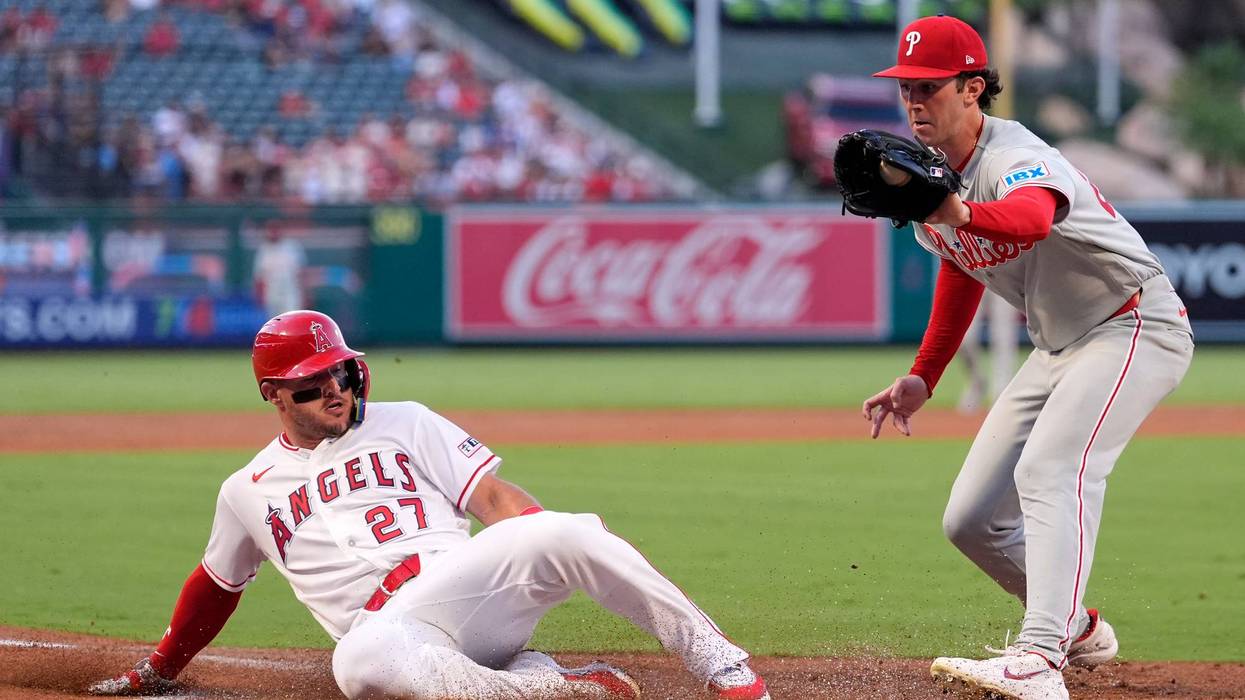 Phillies Angels Baseball