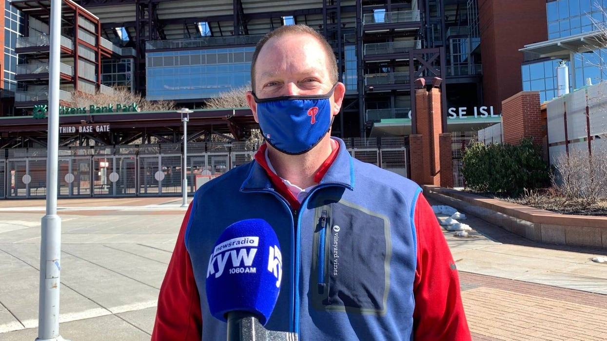 Phillies Executive Vice President Dave Buck prepares to welcome 8,800 fans back to the Citizens Bank Park for the start of the new MLB season.